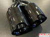 Image of Carbon BMW ///M Exhaust Tip - Universal Application - Dual Pipe