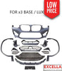 Image of G01 - Bmw X3 Series 2018 To 2021 X3M Bumper Kit 2022 2024 For Regular Base / Luxury