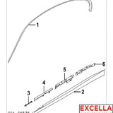2012 To 2018 Bmw 3 Series / F30 F31 - M Tech Side Skirt L # 51 77 8 056 579