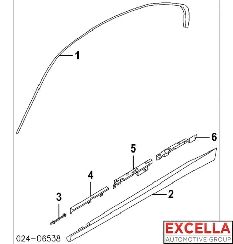 2012 To 2018 Bmw 3 Series / F30 F31 - M Tech Side Skirt L # 51 77 8 056 579
