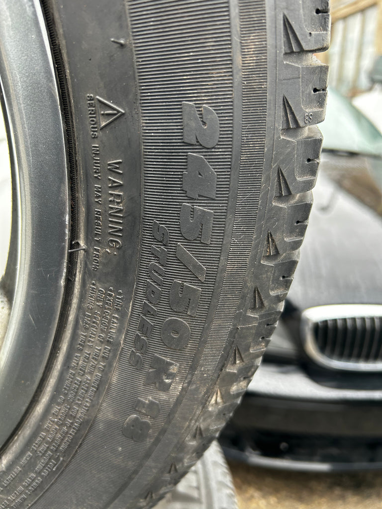 BMW x1 / x3 aftermarket rims & Michelin winter tires - 245/50/18 - A0*