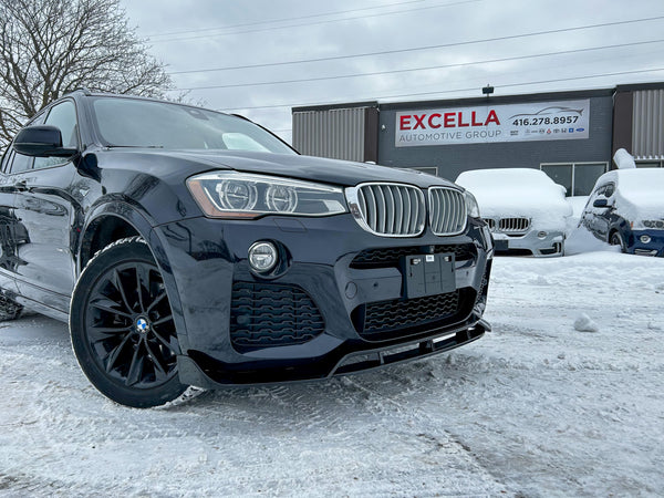 2017 x3 28i F25 - Black Knight Front Lip