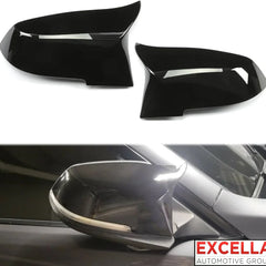 BMW 2 / 3 / 4 / i3 / x1 series - M3 replica mirror caps - GLOSS BLACK
