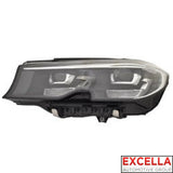 BMW 3 series G20 2019 to 2022 LED HEADLIGHT SHELL Driver side 63 11 8 496 153