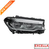Image of BMW 5 series G30 2017 to 2020 LED HEADLIGHT SHELL Passenger side 63 11 7 214 966