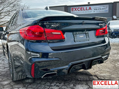 BMW 5 series - G30 / F90 - 2017 to 2023 - M5 CS rear diffuser - Optional LED