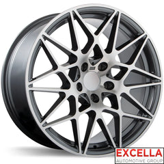 BMW M4 Competition Aftermarket Alloy Wheel - R208 - Gloss Gunmetal with Machined Face