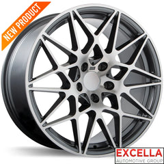 BMW M4 Competition Aftermarket Alloy Wheel - R208 - Gloss Gunmetal with Machined Face