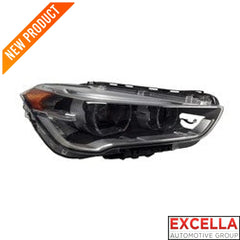 BMW x1 series F48 2017 to 2019 LED HEADLIGHT SHELL Passenger side 63 11 7 436 466