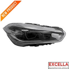 BMW x2 series F49 2018 to 2021 LED HEADLIGHT SHELL Passenger side 63 11 7 489 234