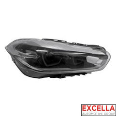 BMW x2 series F49 2018 to 2021 LED HEADLIGHT SHELL Passenger side 63 11 7 489 234