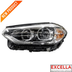 BMW x3 series G01 2018 to 2021 XENON HEADLIGHT SHELL Driver side 63 11 7 466 121