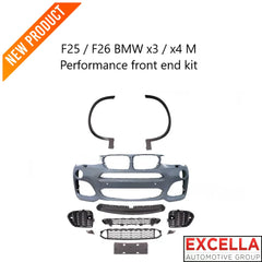 Bmw X3 / X4 Series - F25 F26 2015 To 2018 M Performance Front Bumper Kit