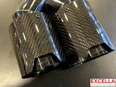 Carbon BMW ///M Exhaust Tip - Universal Application - Dual Pipe