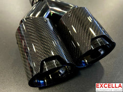 Carbon BMW ///M Exhaust Tip - Universal Application - Dual Pipe