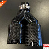 Carbon BMW ///M Exhaust Tip - Universal Application - Dual Pipe