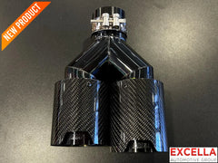 Carbon BMW ///M Exhaust Tip - Universal Application - Dual Pipe