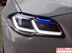 F10 - BMW 5 series - 2011 to 2016 - LED headlight upgrade to G chassis