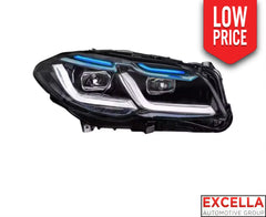 F10 - Bmw 5 Series 2011 To 2016 Led Headlight Upgrade G Chassis