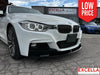 Image of F30 - Bmw 3 Series M Performance Front Lip Gloss Black