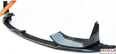 F80 - Bmw M3 Series Performance Front Lip Carbon Fiber / Gloss Black Gloss Abs Plastic