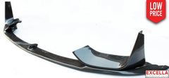 F80 - Bmw M3 Series Performance Front Lip Carbon Fiber / Gloss Black Gloss Abs Plastic