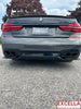 Image of G11/G12 7 Series M Sport Rear Bumper Diffuser Gloss Black