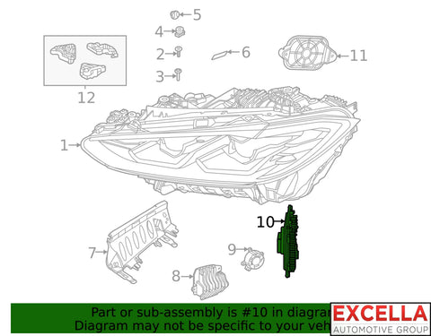 Headlight Control Module - 63 11 5 A0A FC0
