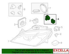 LED Cornering Light Control Module - 63 11 7 394 903 - L