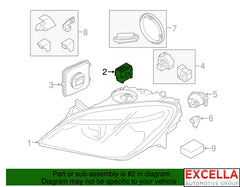 LED Cornering Light Control Module - 63 11 7 394 901 - L