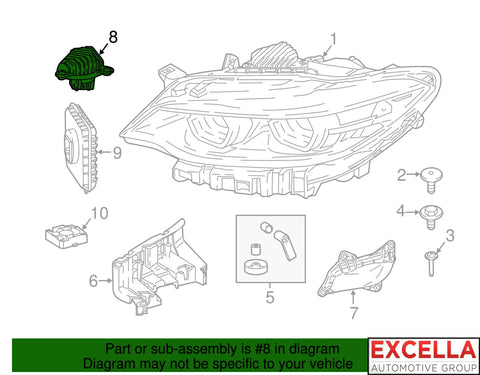LED DRL Control Module - 63 11 7 494 851 - L