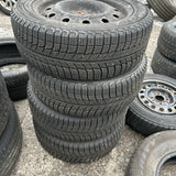Michelin X-Ice Winter Set 205/55/16 On Steele Rims