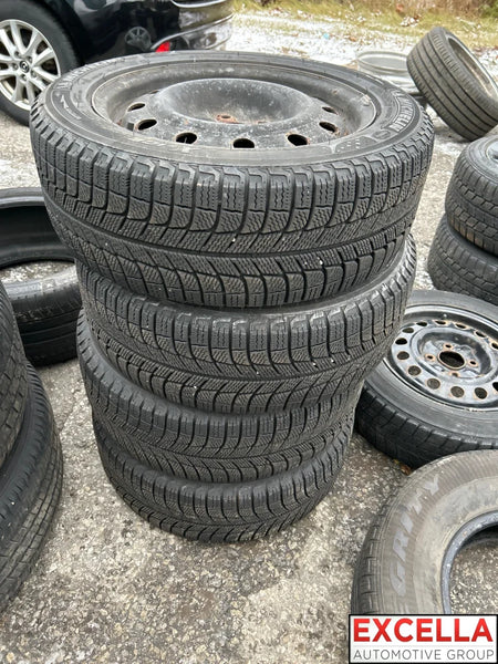 Michelin X-Ice winter set 205/55/16 on Steele rims